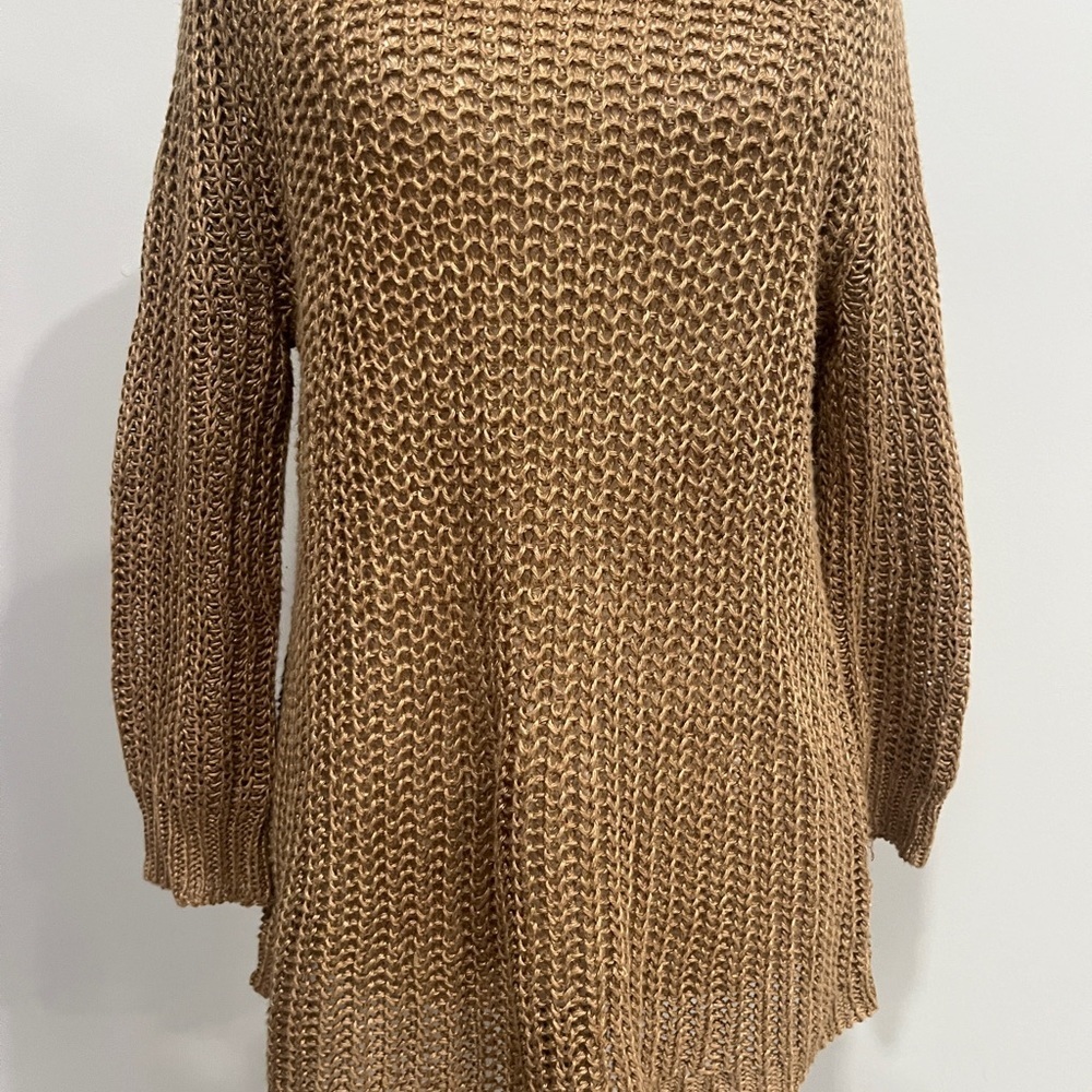 J.Crew Crewneck Knitted Tan Sweater XXS - Picture 2 of 9